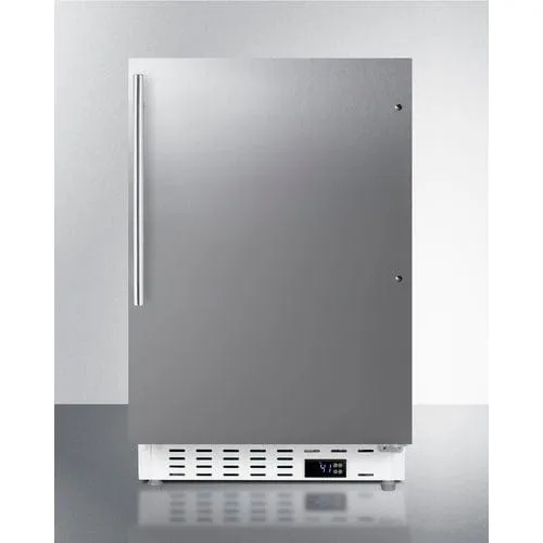 Summit 21" Stainless Steel Door All-Refrigerator ALR46WSSHV