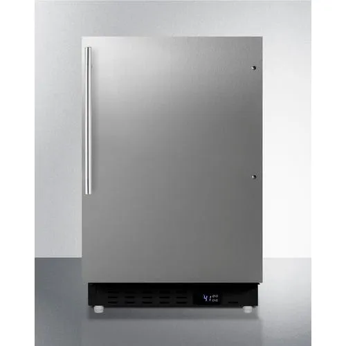 Summit 21" Stainless Steel Door All-Refrigerator ALR47BCSSHV