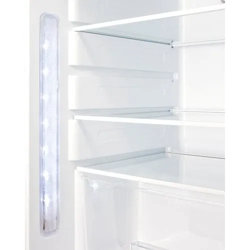 Summit 21" Stainless Steel Door All-Refrigerator ALR47BCSSHV