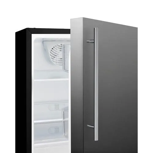 Summit 21" Stainless Steel Door All-Refrigerator ALR47BCSSHV