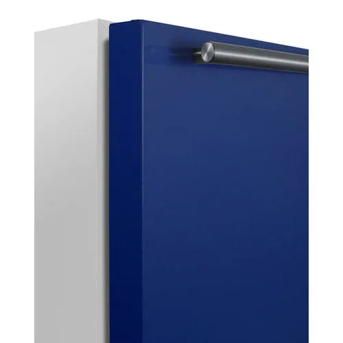 Summit 24" ADA Compliant Blue Finish All-Refrigerator BAR611WHBADA