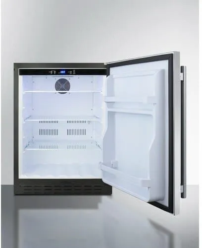 Summit 24" ADA Compliant Right Hinge Built-In Refrigerator AL55CSS