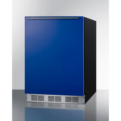 Summit 24" ADA Undercounter Blue Door All-Refrigerator BAR631BKBADA