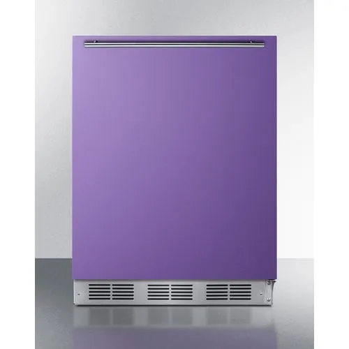 Summit 24" ADA Undercounter Purple Door All-Refrigerator BAR631BKPADA