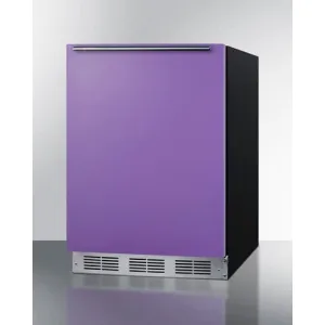 Summit 24" ADA Undercounter Purple Door All-Refrigerator BAR631BKPADA