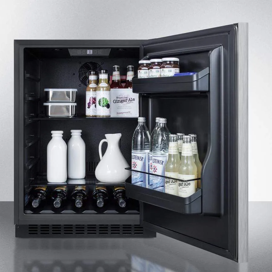 Summit 24" Built-In Undercounter All-Fridge AL54CSSHH