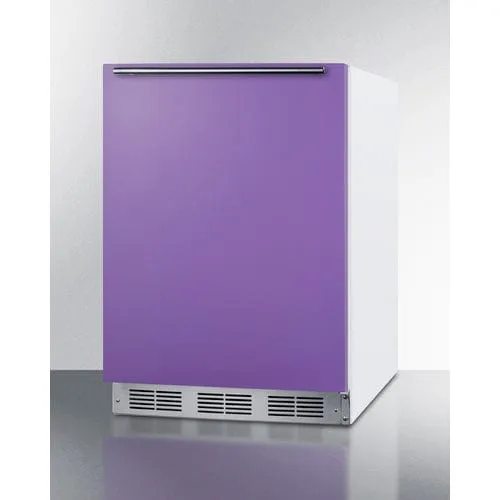 Summit 24" Purple Finish Refrigerator Freezer BRF611WHP