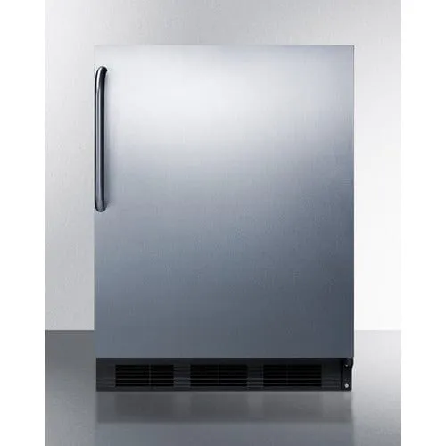 Summit 24" Stainless Finish Refrigerator-Freezer CT663BKCSS