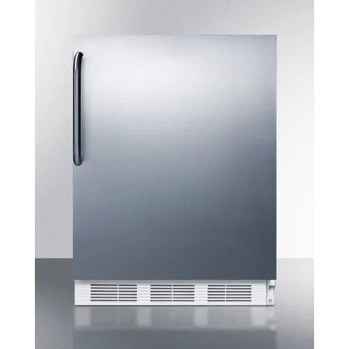 Summit 24" Stainless Steel Finish Built-In Refrigerator Freezer CT661WCSS