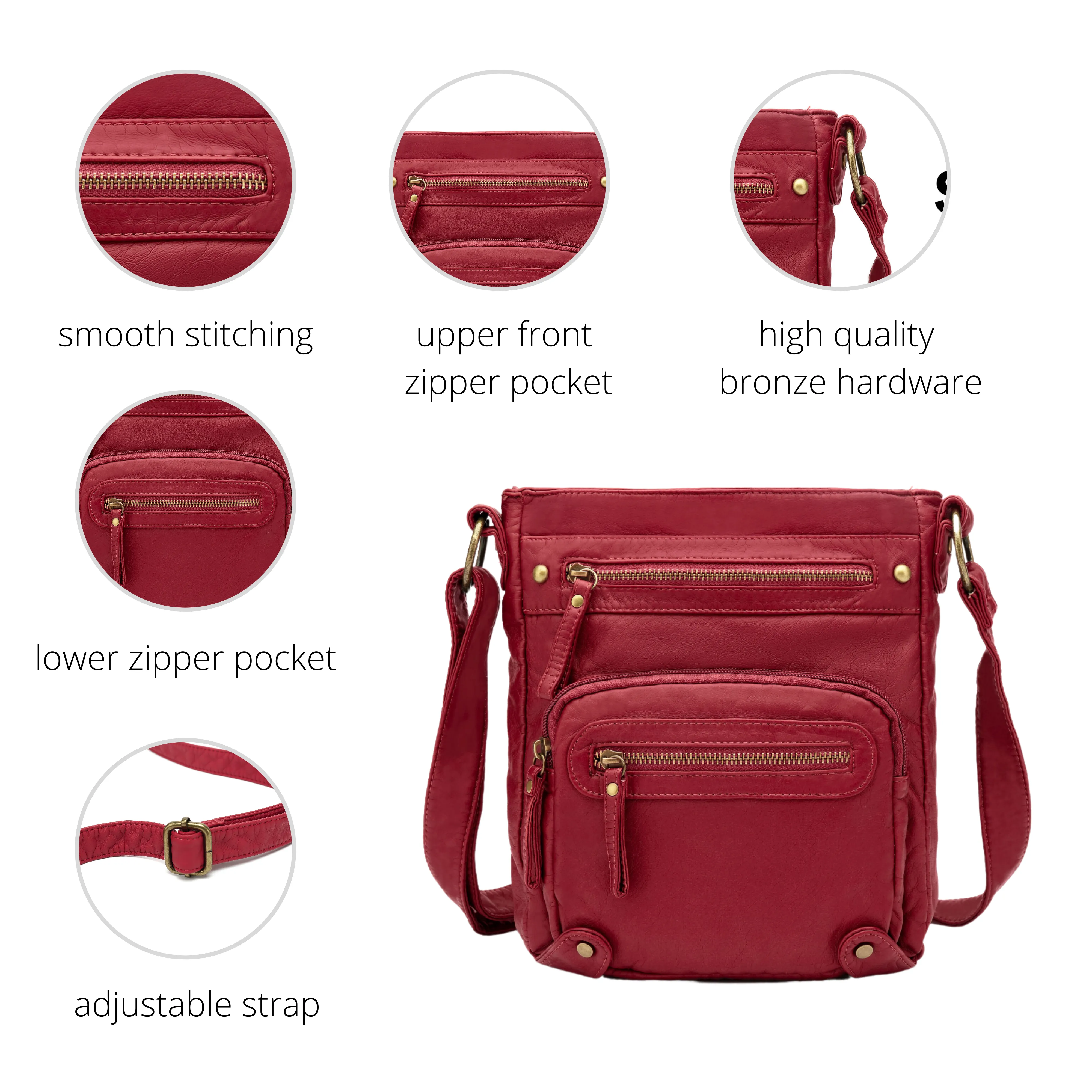 Ultra Soft Small Crossbody, Shoulder Bag H1693