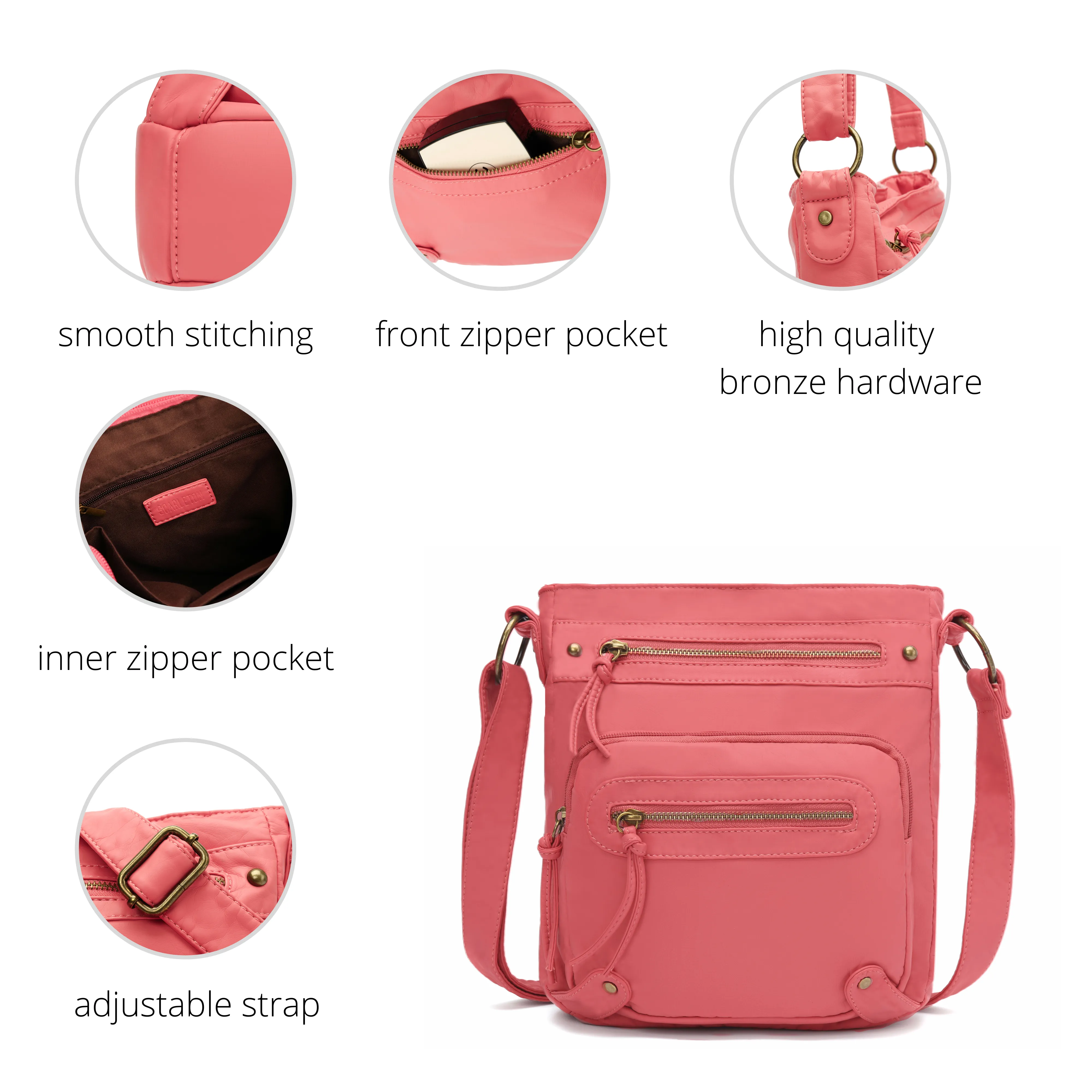 Ultra Soft Small Crossbody, Shoulder Bag H1693