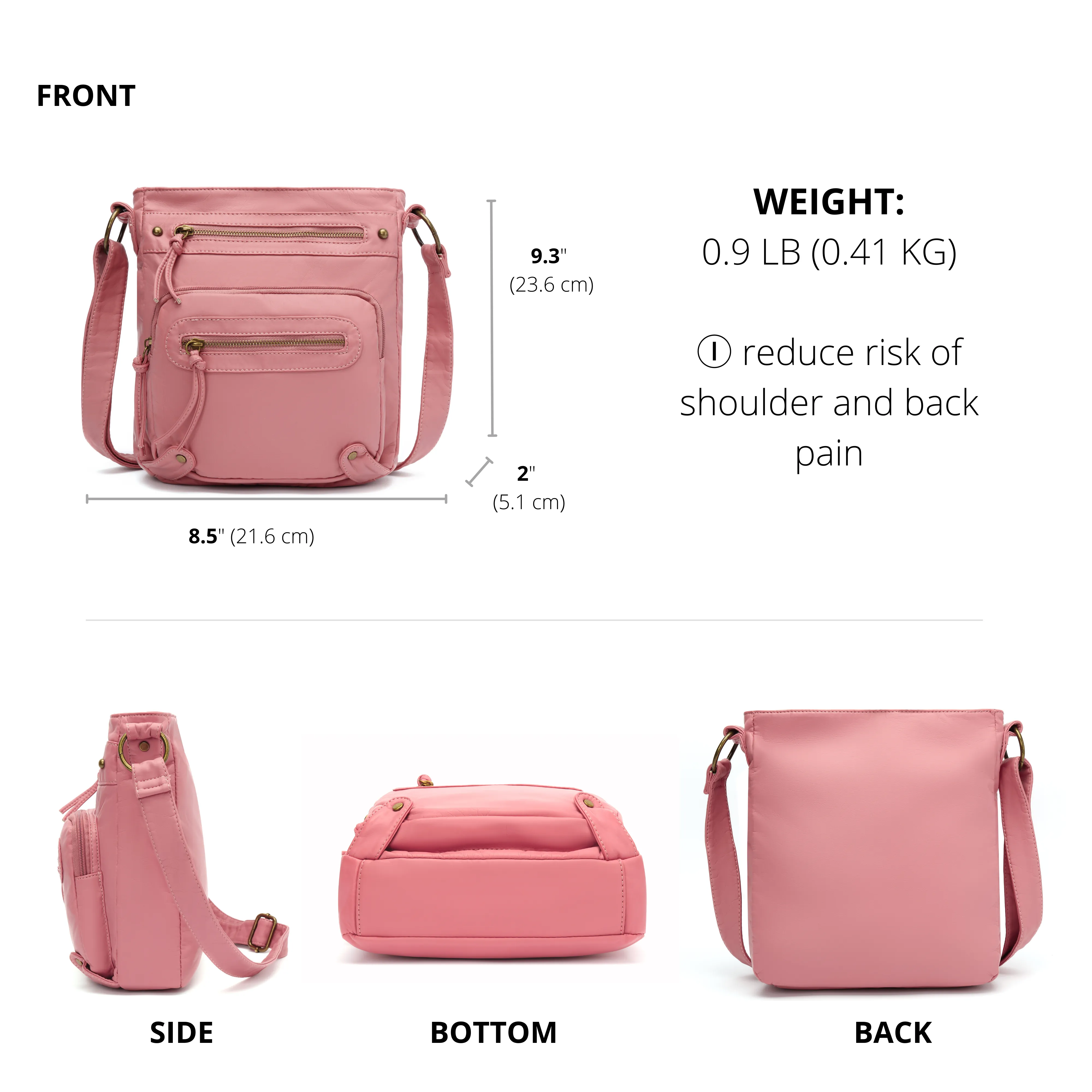 Ultra Soft Small Crossbody, Shoulder Bag H1693