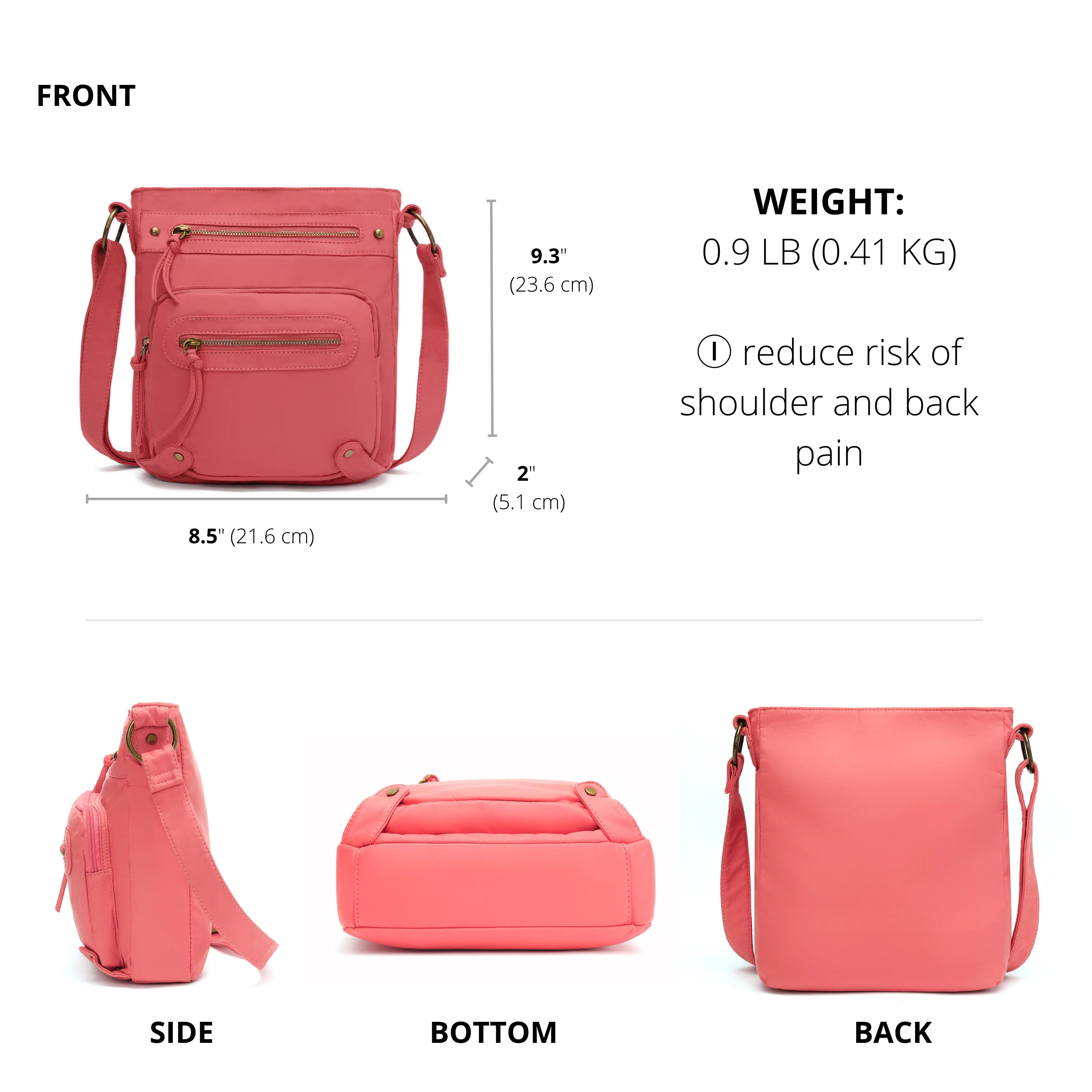 Ultra Soft Small Crossbody, Shoulder Bag H1693