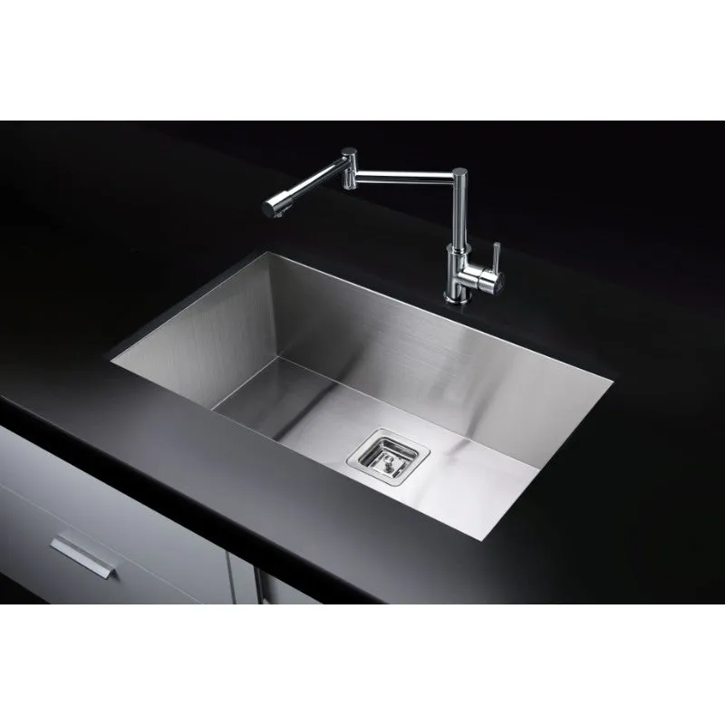 Vanguard 30" Single Basin Undermount Kitchen Sink in Brushed Satin