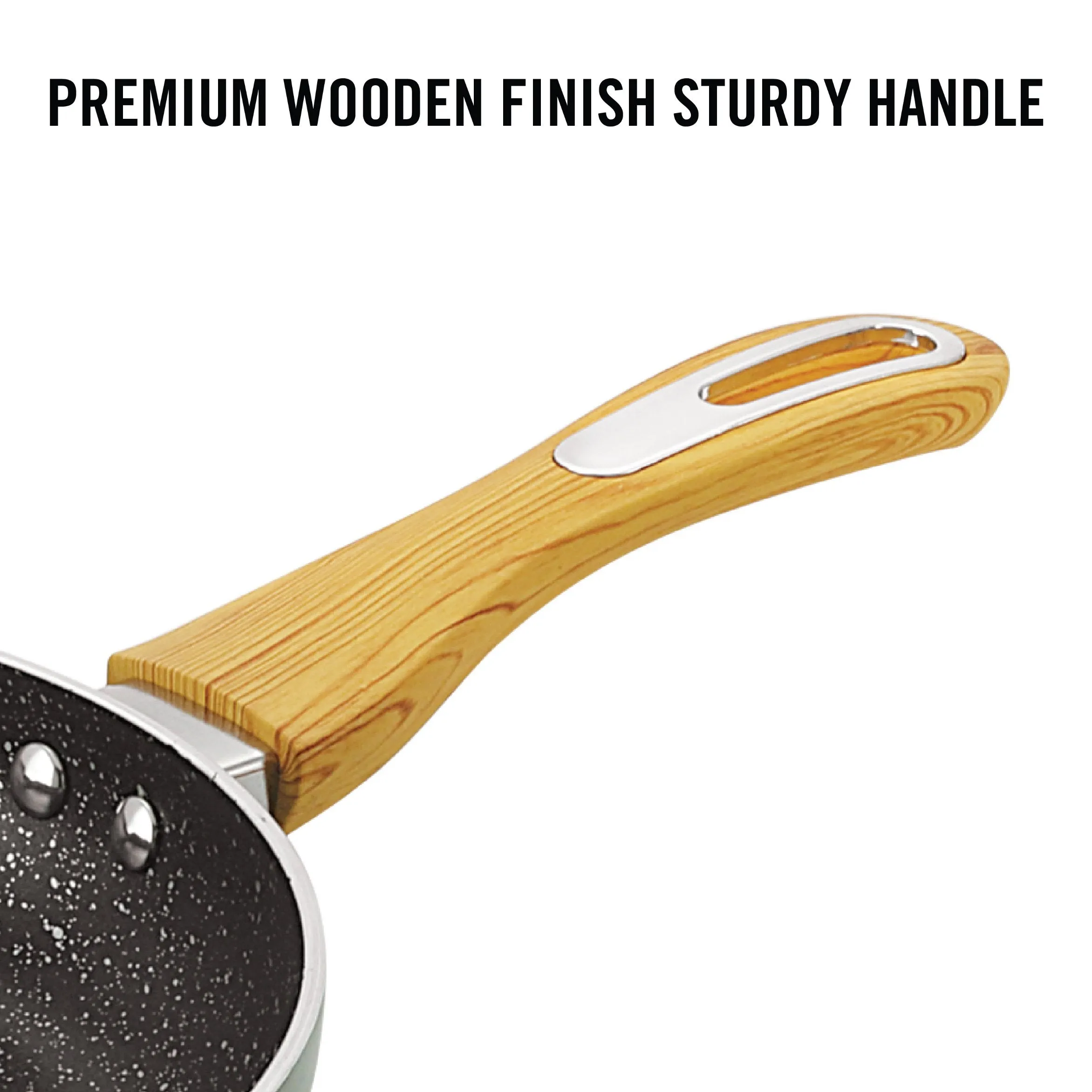 Woody Kitchen Induction Base Non-Stick Cookware Set