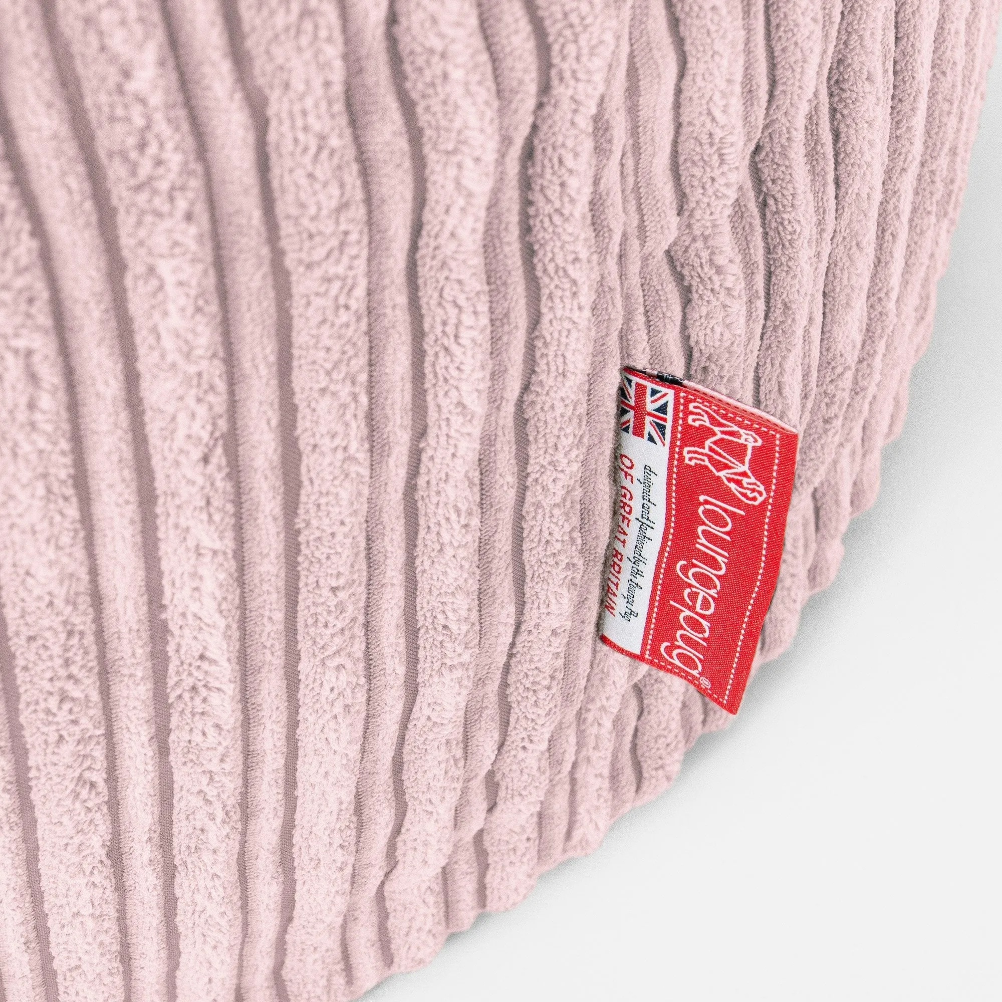 XXL Cuddle Cushion - Cord Blush Pink